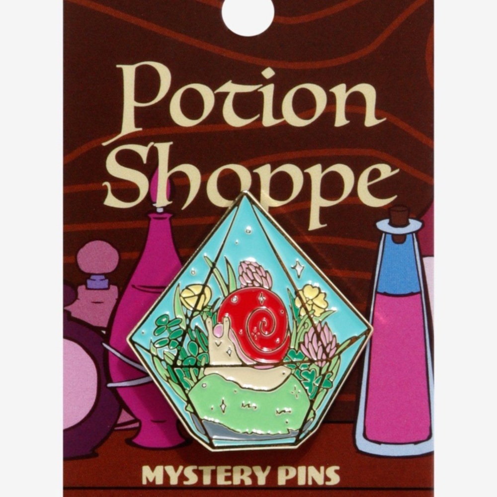 Snail Terrarium Enamel Pin Hot Topic